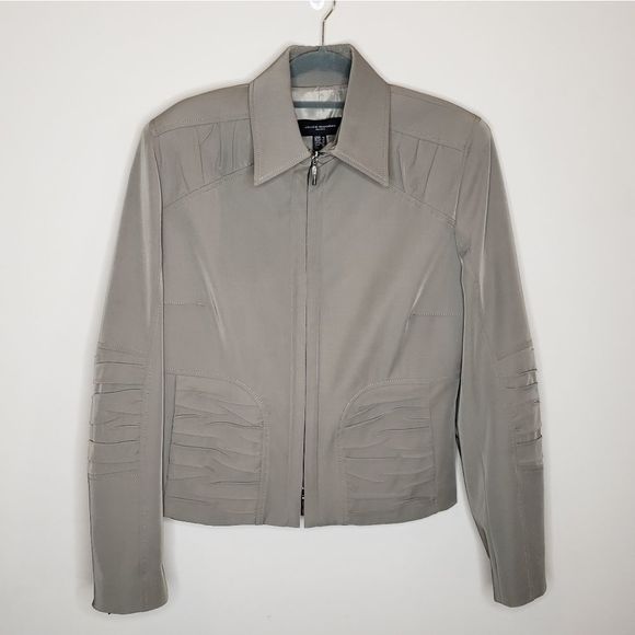 Javier Simorra Zip Front Water Resistant Blazer US 8 - Picture 1 of 8